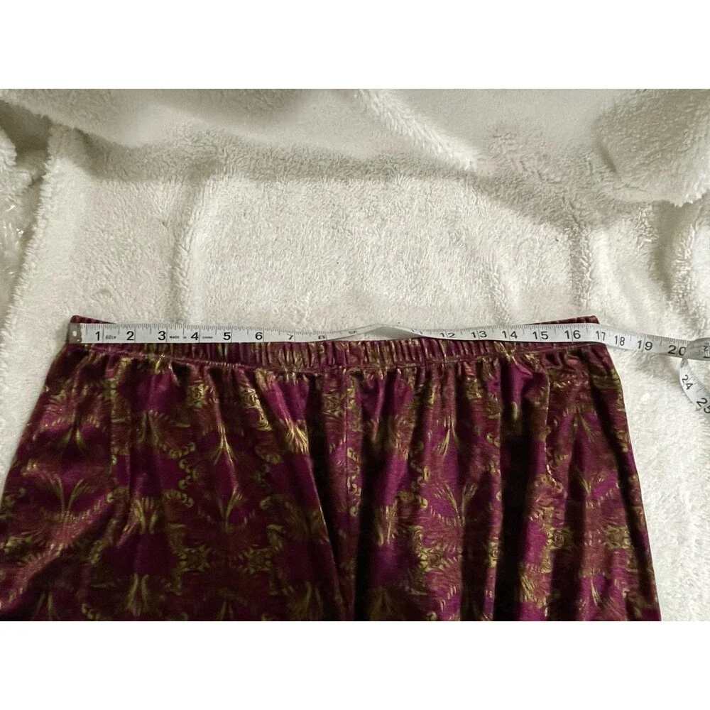 Savage X Fenty Women's Psychedelic Velvet Sleep Set Size 2X Purple Green